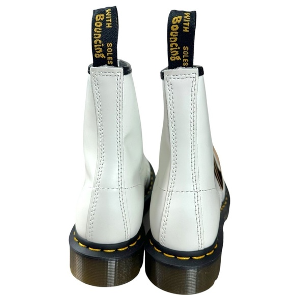 Dr. Martens 1460 Smooth Leather Lace up Boots Ladies Size 6 NWT NEW Combat Punk - Picture 8 of 16